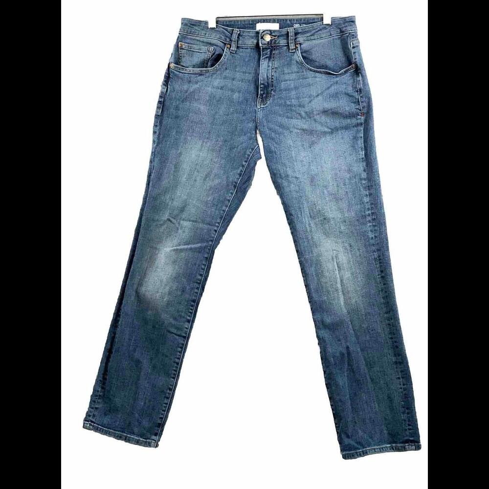 Warp + Weft Jeans Mens 34 X 32 ORD Chicago Straight Tortoise Blue Denim